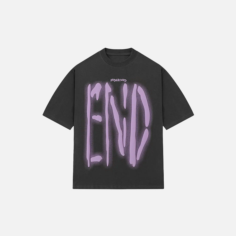 Y2K Graffiti Graphic Tee - Trendy Streetwear for Aesthetic Outfits and Casual Looks