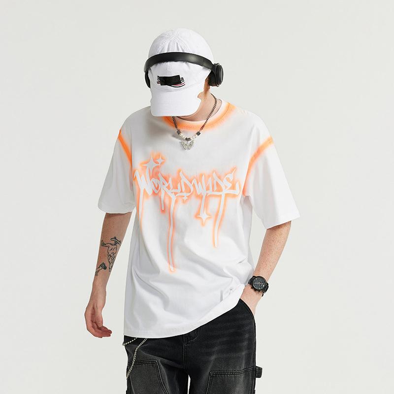 Y2K Graffiti T-Shirt: Edgy Streetwear for Grunge Aesthetic Lovers