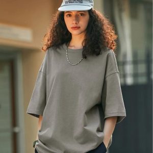 Y2K Grunge Aesthetic Skater Casual Basic Tee - Comfy and Stylish Everyday Essential