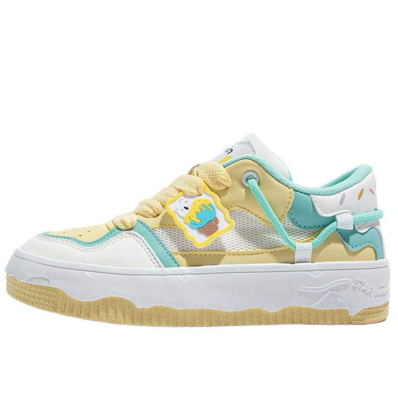 Y2K Ice Cream Aesthetic Sneakers for Cute Outfits and Comfy Style