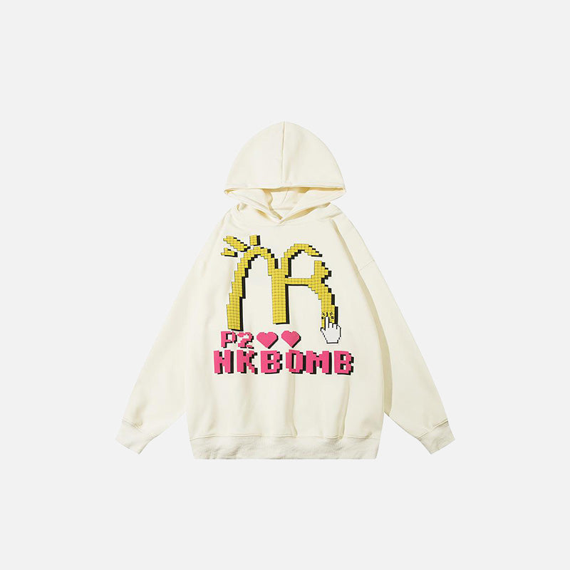 Y2K Mister Bomb Comfy Hoodie - Trendy Grunge Aesthetic for Ultimate Cozy Style