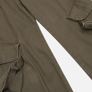 Y2K Multi Pocket Cargo Pants for Trendy Coquette and Grunge Aesthetic Outfits