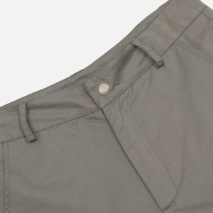 Y2K Multi Pocket Cargo Shorts for Trendy Coquette and Grunge Aesthetic Outfits