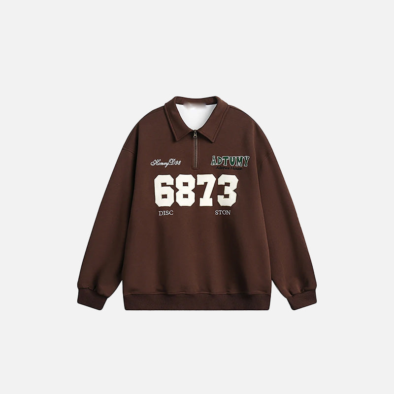 Y2K Oversized Sports Sweatshirt for Comfy Grunge Aesthetic and Casual Outfits