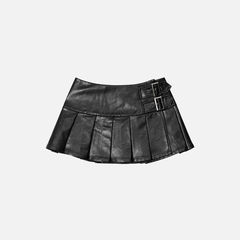 Y2K Pleated Skirt: Trendy Cargo Skirt for Coquette Aesthetic and Grunge Style Outfits