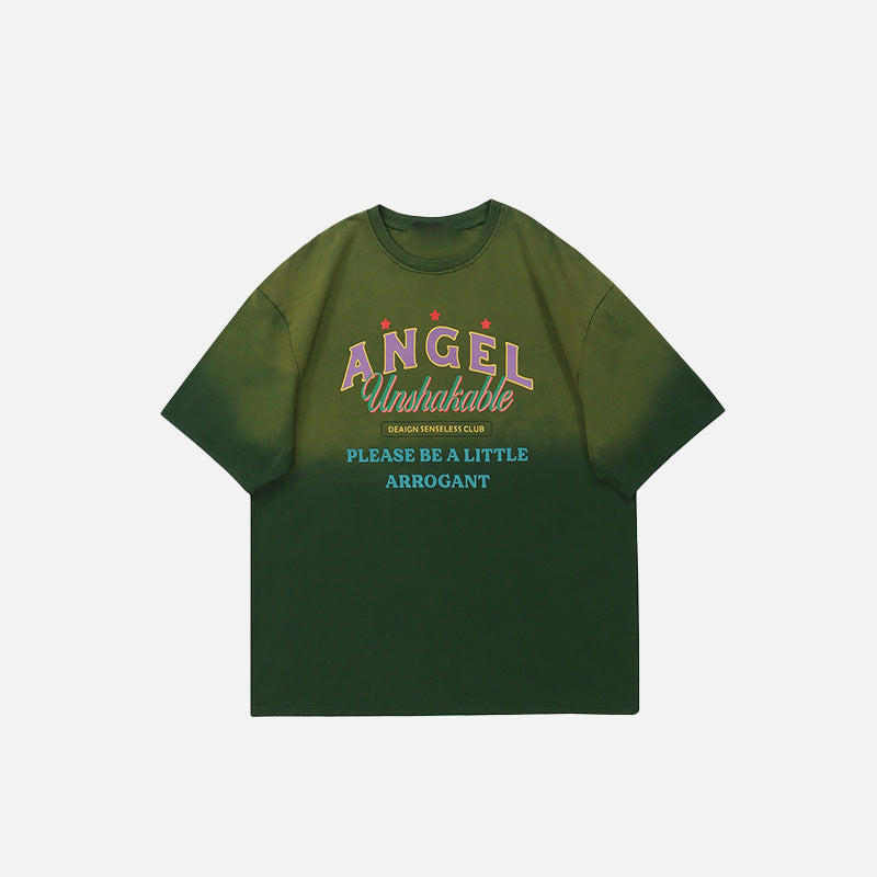 Y2K Retro Classic Angel Graphic Tee - Vintage Aesthetic Top for Trendy Outfits