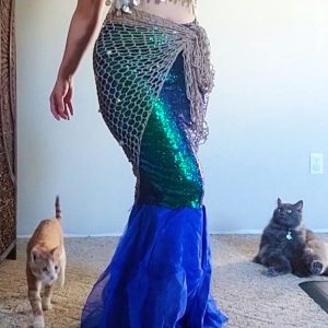 Y2K Sequins Mermaid Skirt - Glamorous Coquette Aesthetic for Stunning Outfits