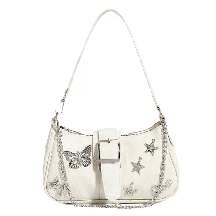 Y2K Star Butterfly Handbag - Cute Aesthetic Bag for Y2K Fashion Lovers