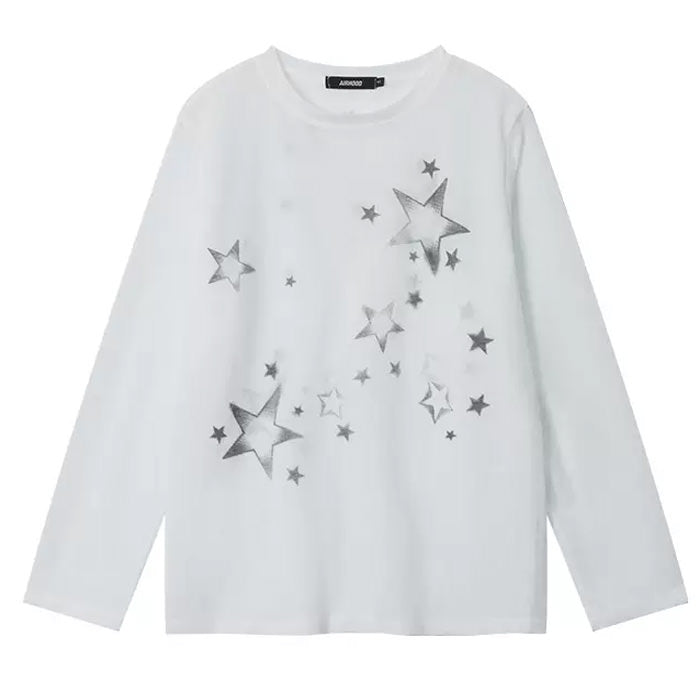 Y2K Star Girl Aesthetic Long Sleeve Top - Cute and Comfy for Trendy Outfits