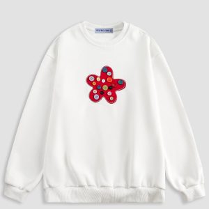 Y2K Star Sweatshirt: Trendy Coquette Aesthetic Top for Cute and Comfy Outfits