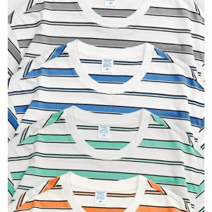 Y2K Striped Contrast Color T-Shirt - Trendy Aesthetic Top for Grunge and Coquette Styles