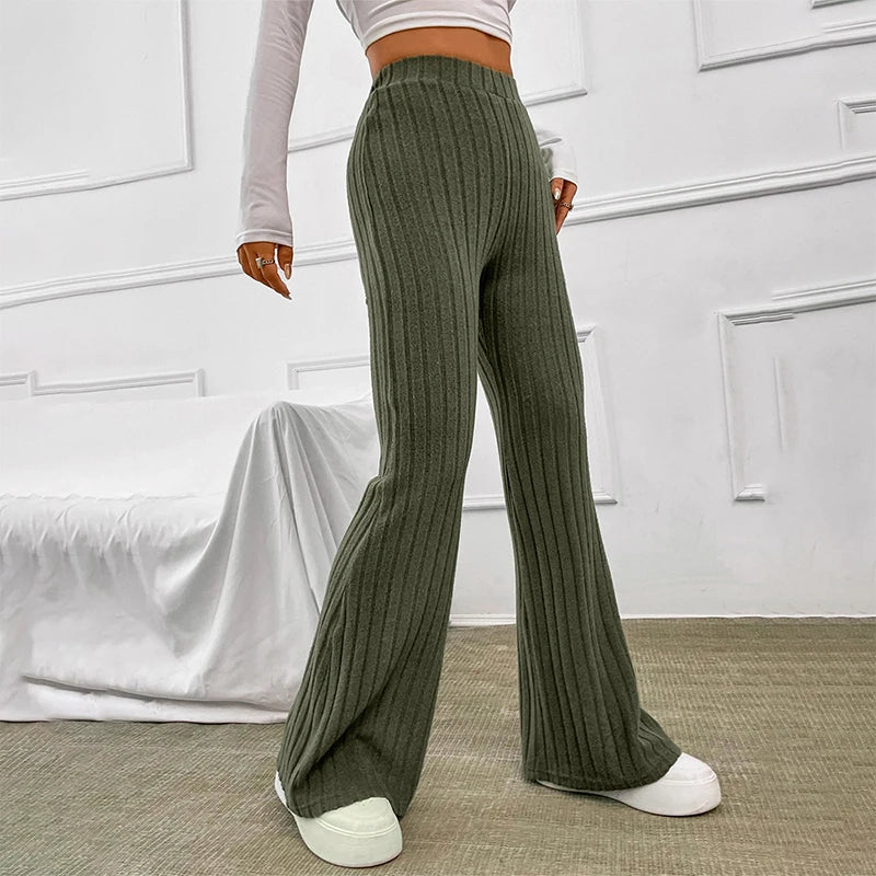 Y2K Style Pinstripe Wide-Leg Pants for Trendy Coquette and Grunge Aesthetic Outfits