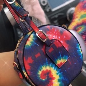 Y2K Tie Dye Casual Bag: Trendy Aesthetic Accessory for Coquette and Grunge Styles