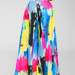 Y2K Tie Dye Print High Waist Wide Leg Pants for Trendy Aesthetic Outfits