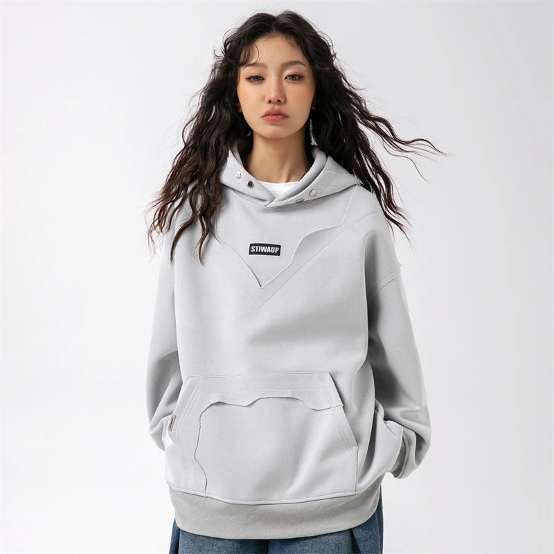 Y2K Urban Chic Astronaut Hoodie - Trendy Grunge Style for Aesthetic Outfits