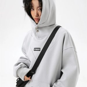 Y2K Urban Chic Astronaut Hoodie - Trendy Grunge Style for Aesthetic Outfits