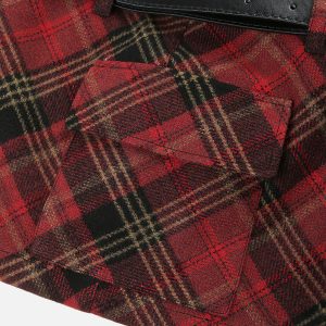 Y2K Vintage Plaid Skirt - Retro Aesthetic Fashion for Trendy Outfits