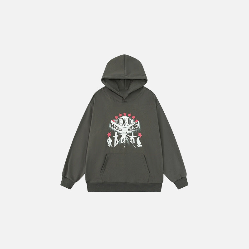 Y2K World Tour Icon Hoodie: Retro Aesthetic for Trendy Outfits and Comfy Style