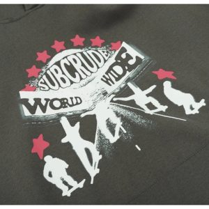 Y2K World Tour Icon Hoodie: Retro Aesthetic for Trendy Outfits and Comfy Style