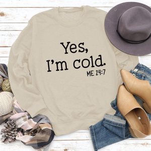 Yes I'm Cold Y2K Hoodie - Comfy Grunge Aesthetic Sweatshirt for Cozy Outfits