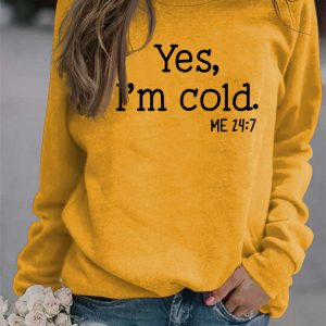 Yes I'm Cold Y2K Hoodie - Comfy Grunge Aesthetic Sweatshirt for Cozy Outfits