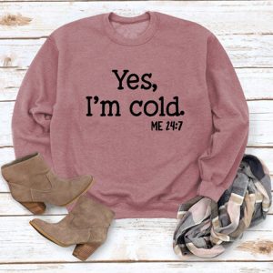 Yes I'm Cold Y2K Hoodie - Comfy Grunge Aesthetic Sweatshirt for Cozy Outfits