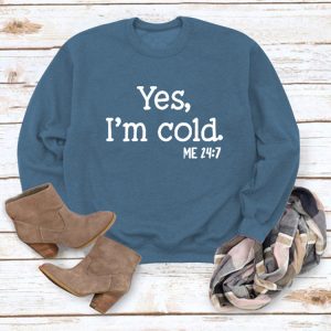 Yes I'm Cold Y2K Hoodie - Comfy Grunge Aesthetic Sweatshirt for Cozy Outfits