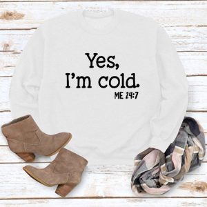 Yes I'm Cold Y2K Hoodie - Comfy Grunge Aesthetic Sweatshirt for Cozy Outfits