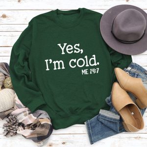 Yes I'm Cold Y2K Hoodie - Comfy Grunge Aesthetic Sweatshirt for Cozy Outfits