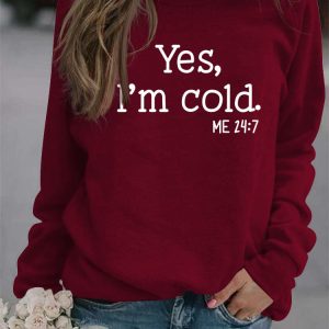 Yes I'm Cold Y2K Hoodie - Comfy Grunge Aesthetic Sweatshirt for Cozy Outfits