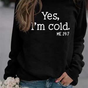 Yes I'm Cold Y2K Hoodie - Comfy Grunge Aesthetic Sweatshirt for Cozy Outfits