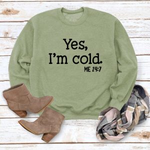 Yes I'm Cold Y2K Hoodie - Comfy Grunge Aesthetic Sweatshirt for Cozy Outfits